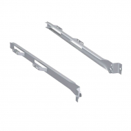 Rail Á Roulettes 500/19 - Droite & Gauche - 224/256 mm - Argent