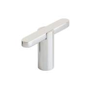 Bouton T Flow - Chrome Poli