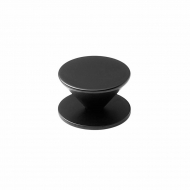 Bouton d'armoire Orbite, 35 mm, noir mat