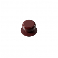 Bouton Colette - 50mm - Glossy Maroon Red
