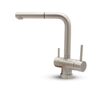 Mitigeur de Cuisine London - Bec Extractible - Acier Inoxydable