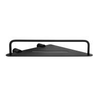 Étagère d’angle Match - Noir Mat