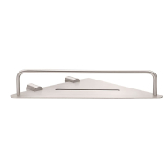 Étagère d’angle Match - Nickel Brossé