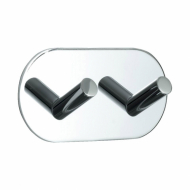 Patère Porte-serviette Base 100 2-patère - Chrome