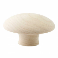 Bouton Mushroom - Bouleau Non Traité