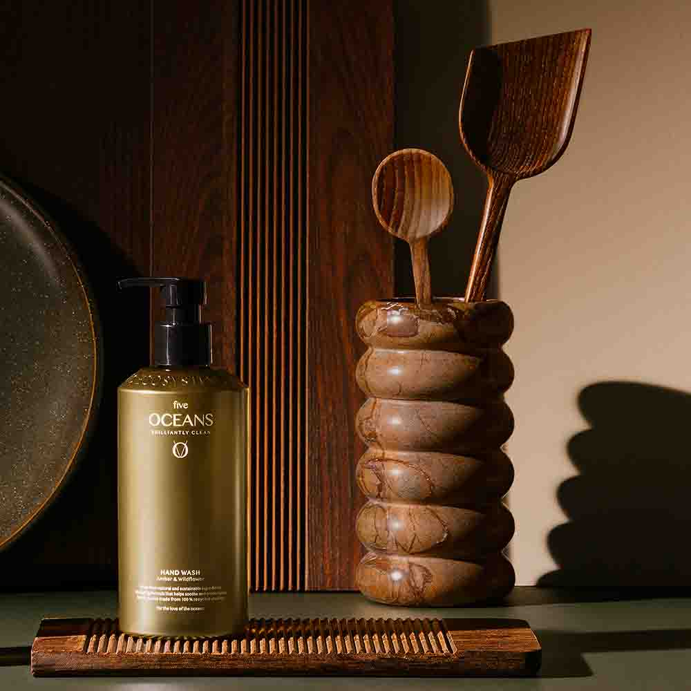 Savon Mains Five Oceans - Amber & Wildflower 500ml