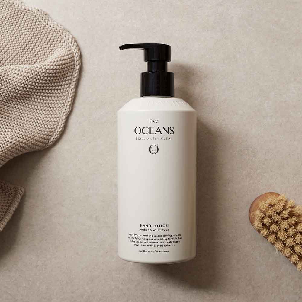 Lotion pour les Mains Five Oceans - Amber & Wildflower 500ml