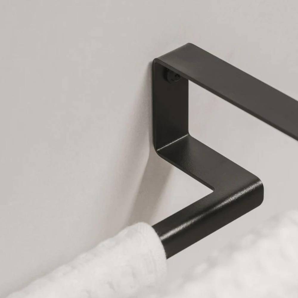 Porte Serviettes Hold - Double - Noir