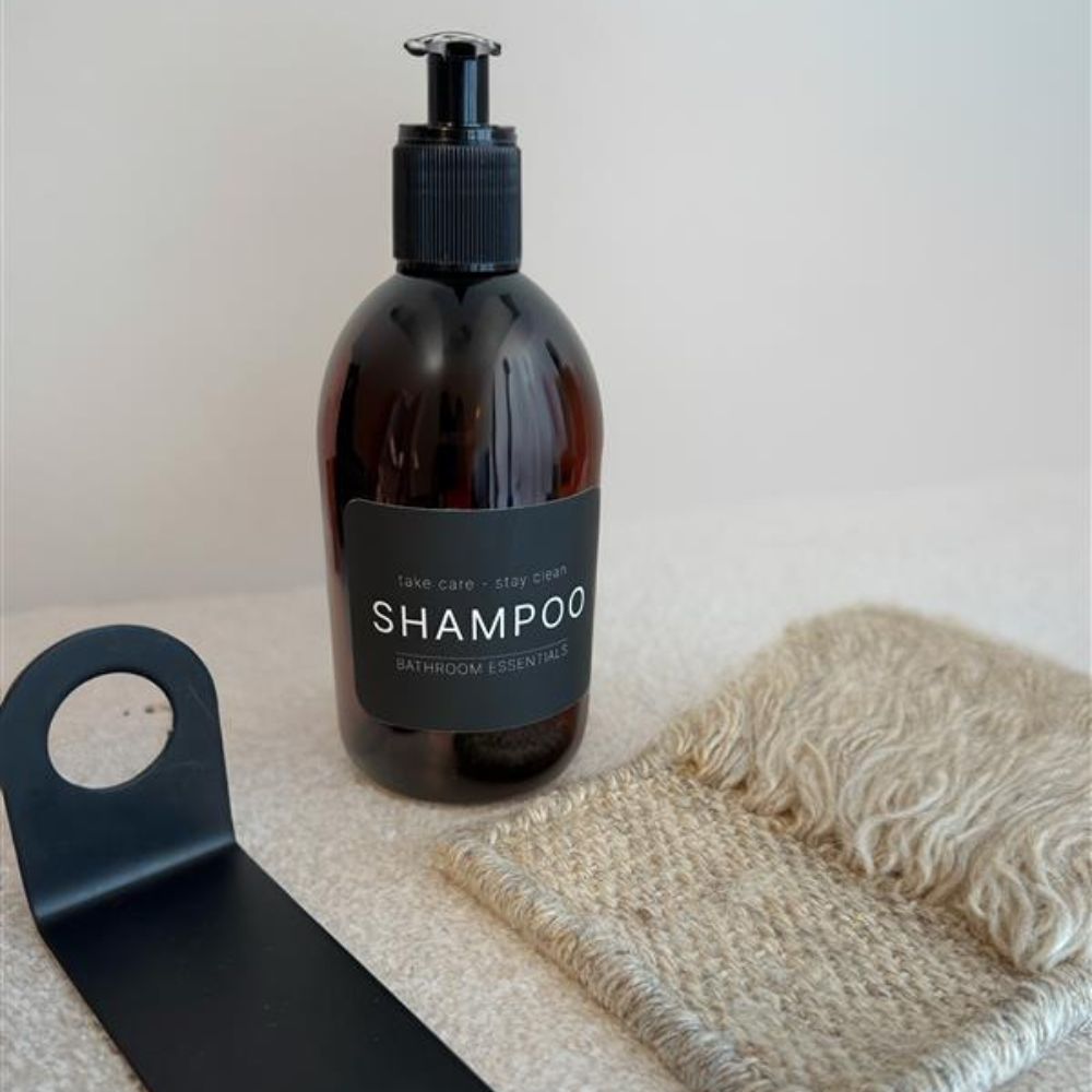 Étiquette Adhésive - Body Wash - Noir Mat