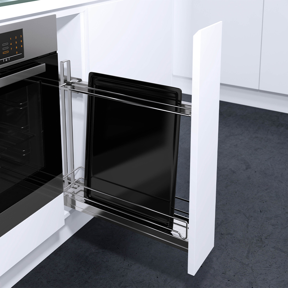 Coulissant Pour Plaques De Cuisson K-150 Droite - Chrome