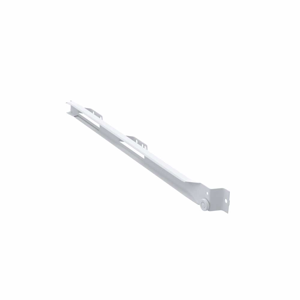Rail à rouleaux 500/16 - Droite et gauche - 224/256 mm - Blanc
