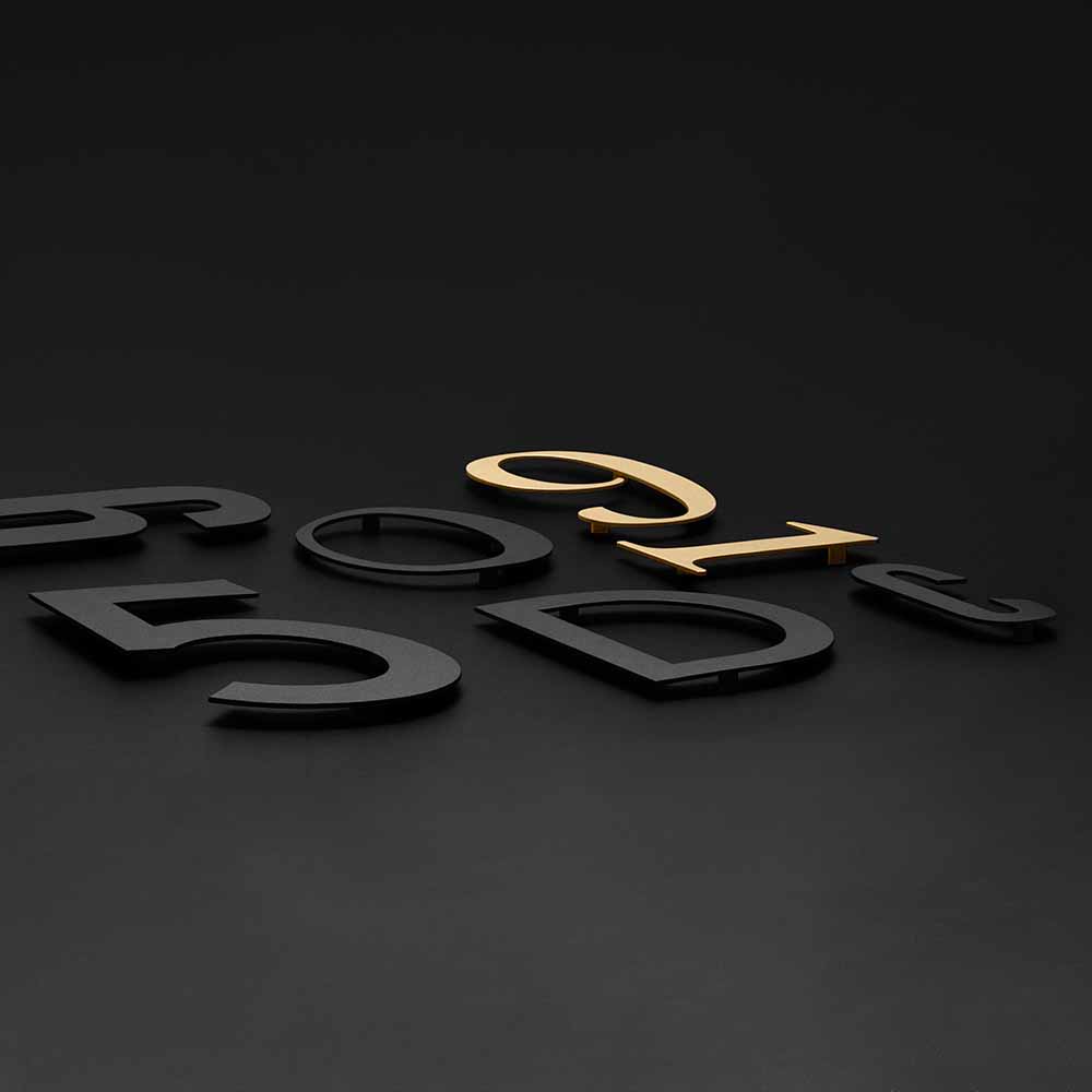 Numero Maison Century - Laiton