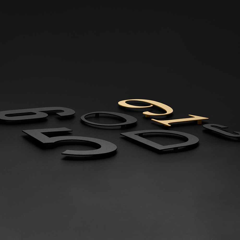 Lettre De Maison Home - Noir