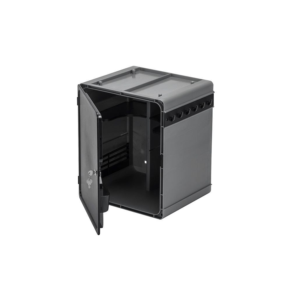 Armoire de Nettoyage Set 4 pièces - Gris Foncé