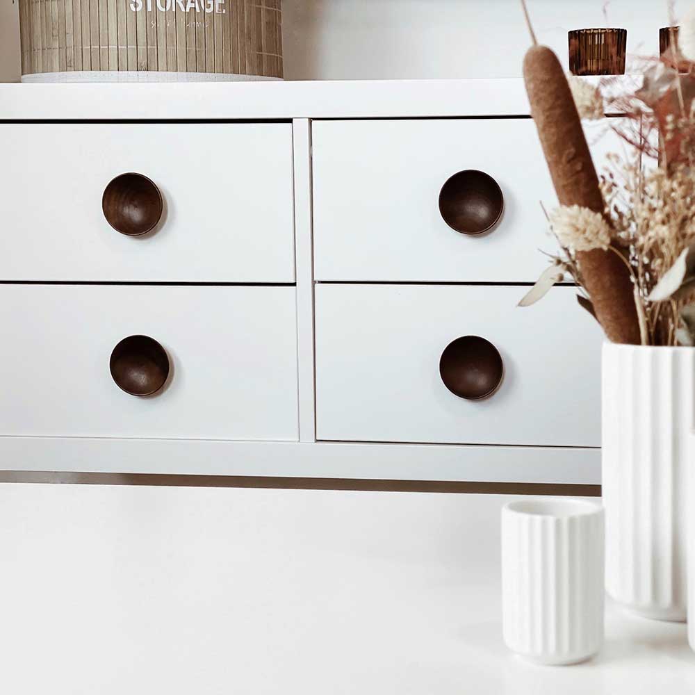 Bouton Olympia - Noyer