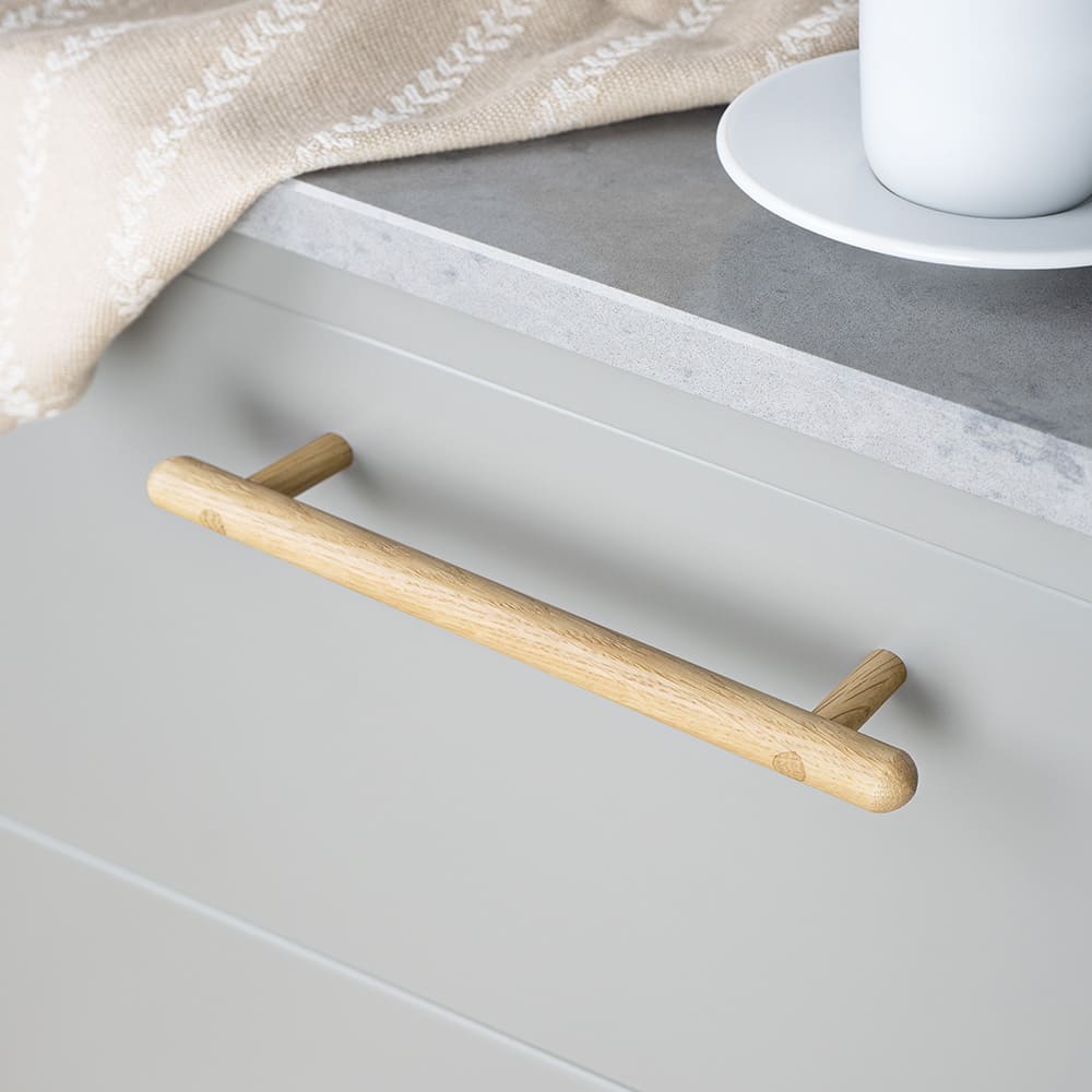 Poignée Lunden - 160mm - Chêne