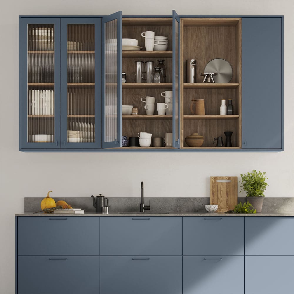 Bouton T Viva - Bleu Tempête