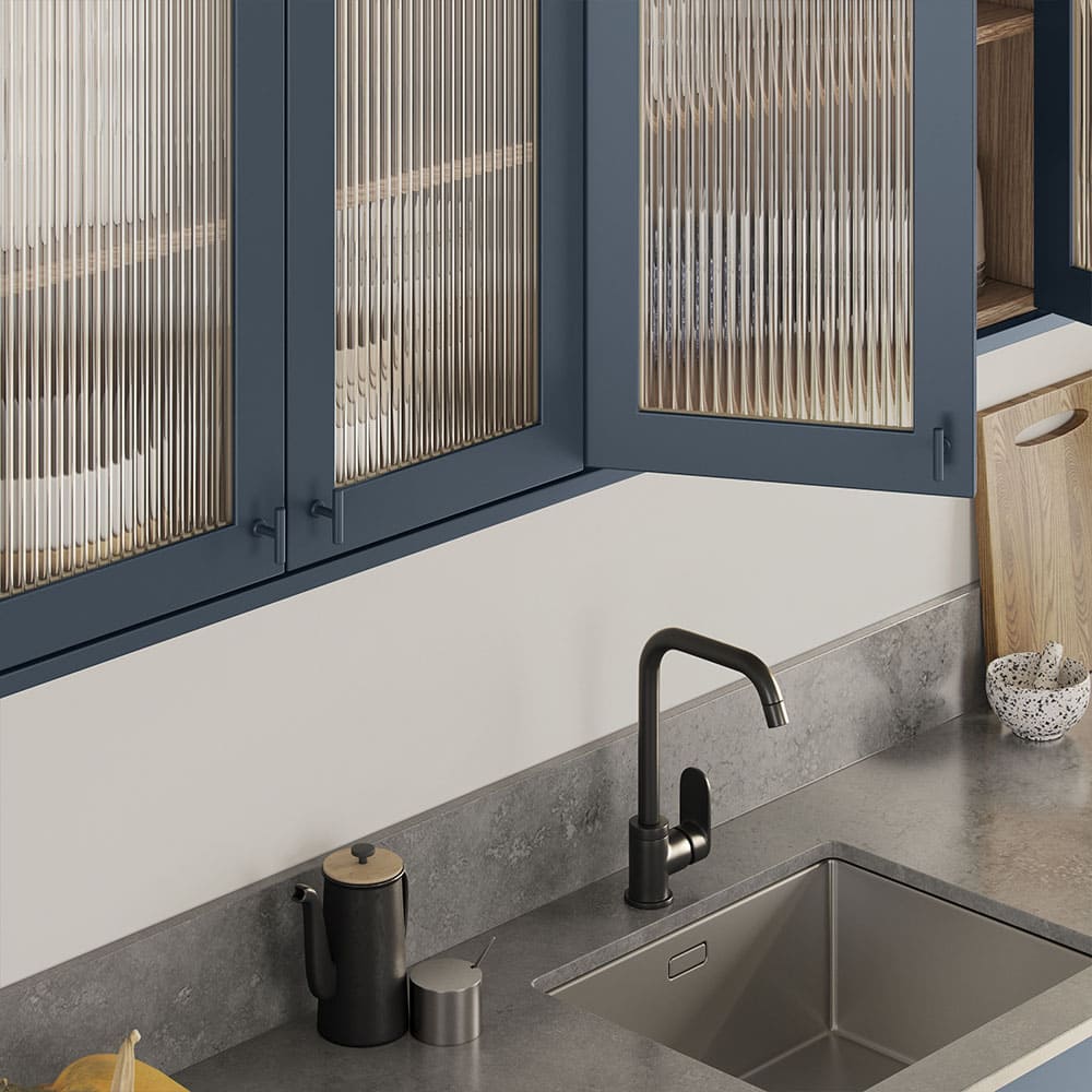 Bouton T Viva - Bleu Tempête