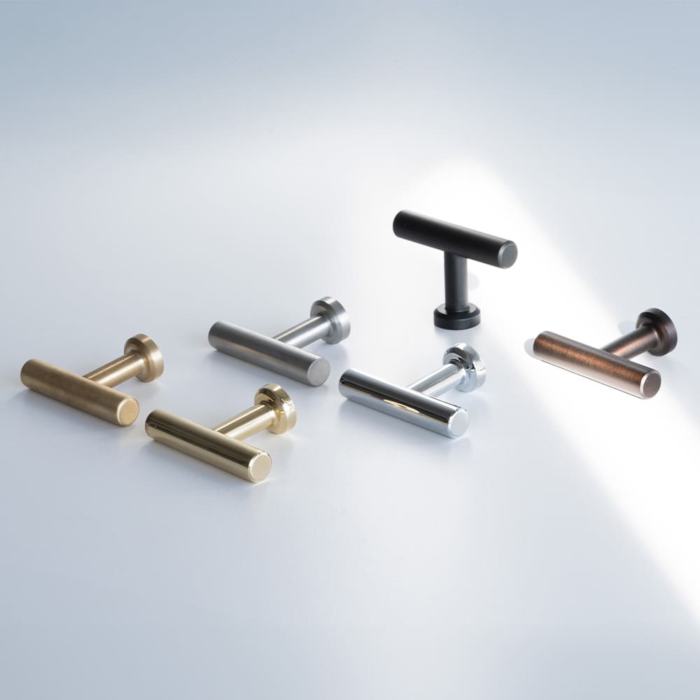 Bouton T Viva - Chrome Poli
