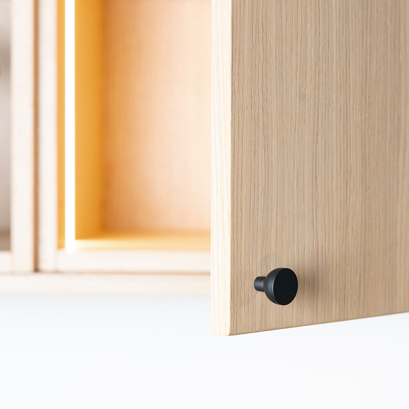 Bouton Copenhagen - 25mm - Noir Mat