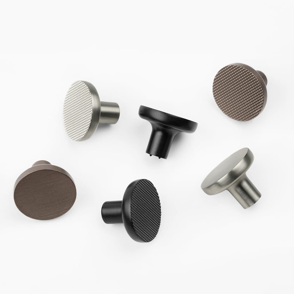 Bouton Vibe Plain - Aspect Inoxydable