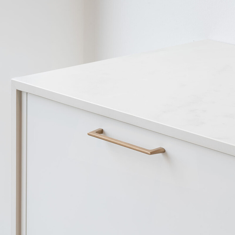 Poignée Liv - 160mm - Or Clair Brossé