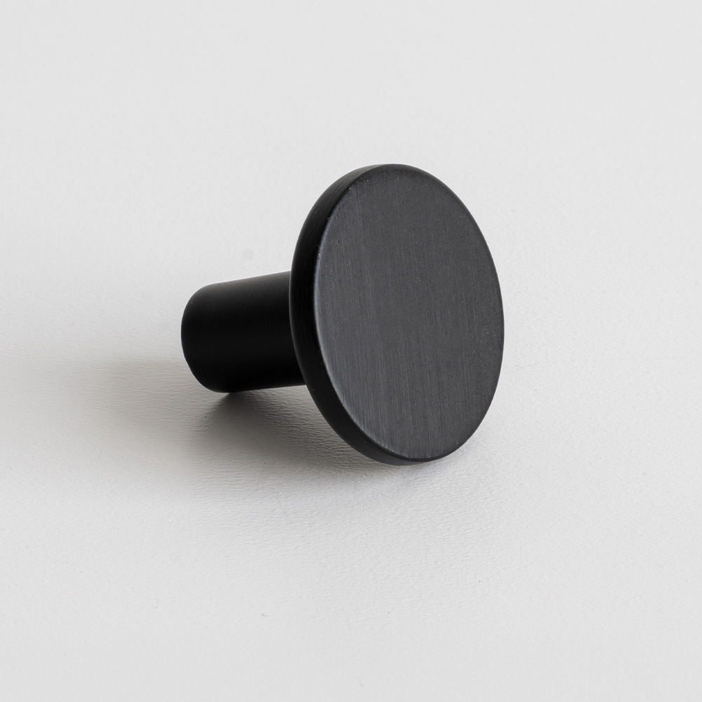 Bouton Lund - 25mm - Noir Mat