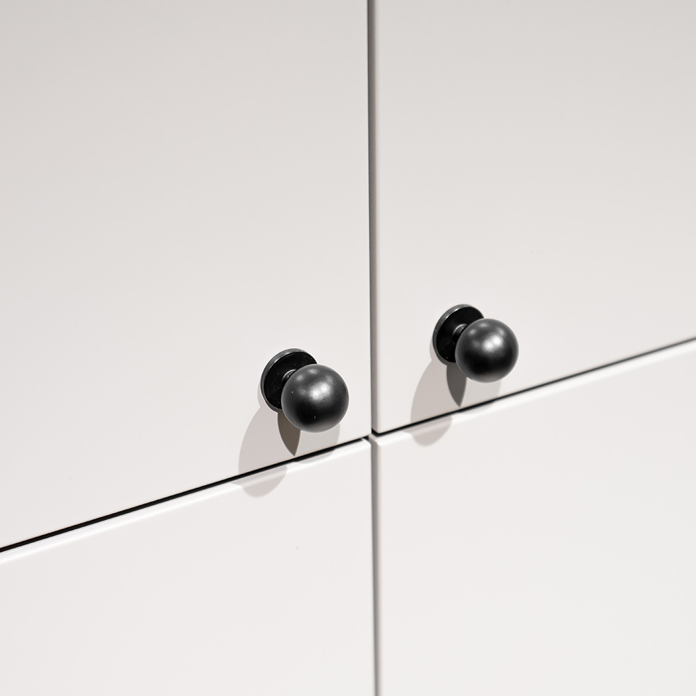 Bouton Solliden - Noir Mat