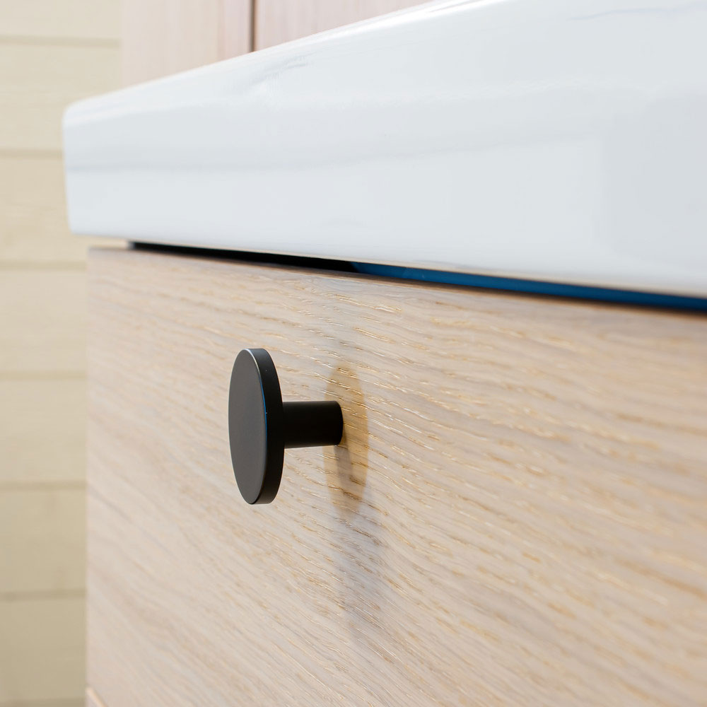 Bouton Como Big - Noir Mat