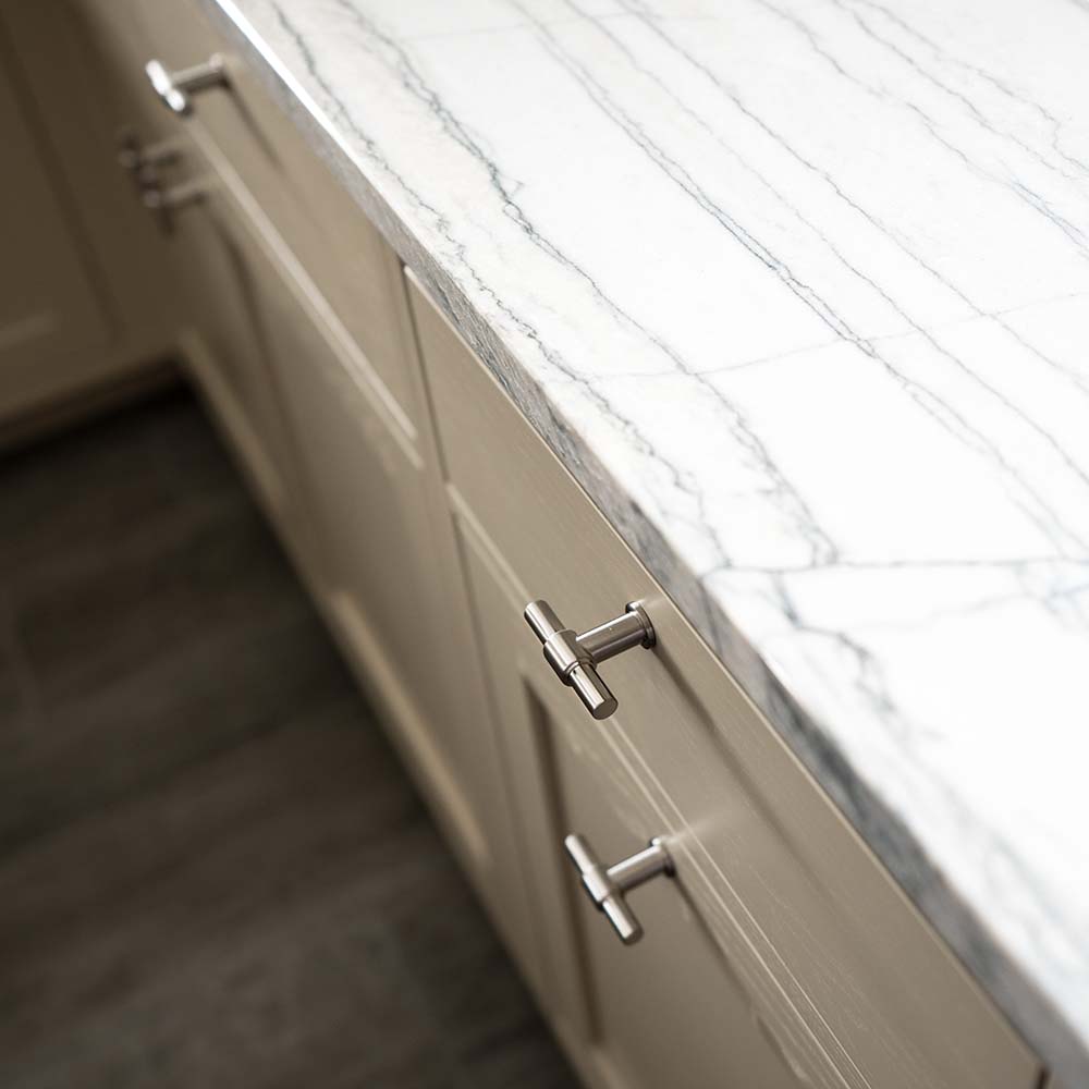 Bouton T-Type - Fini Acier Inoxydable