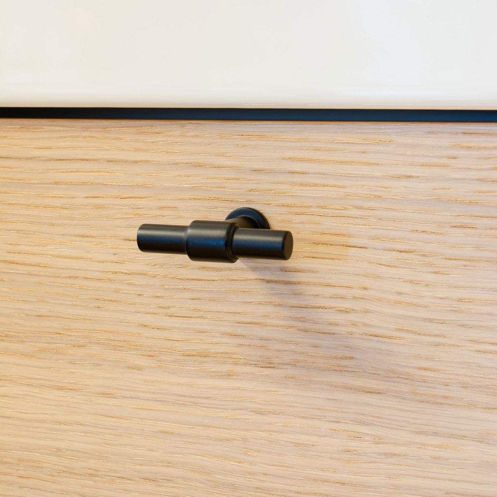 Bouton T-Type - Noir Mat