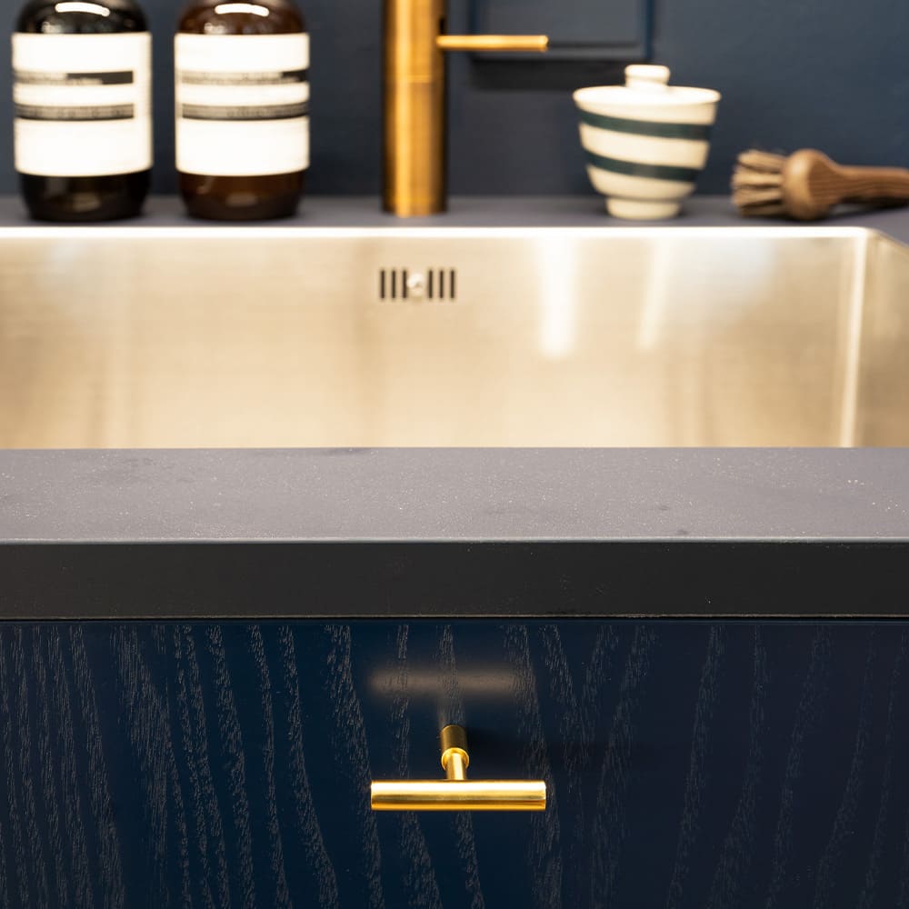 Bouton T Spira - Laiton poli