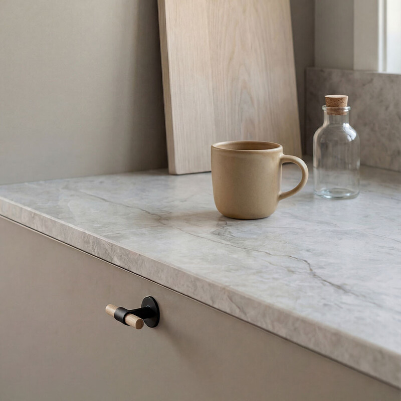 Bouton T Uniform - Chêne/Noir Mat