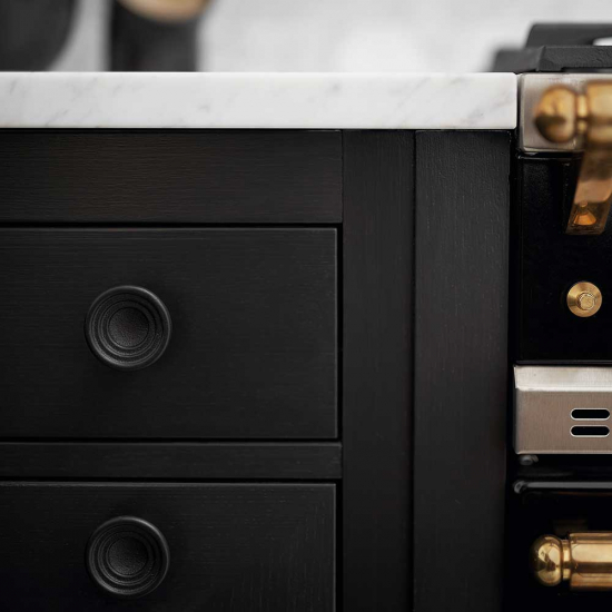 Bouton Fleur - Fonte Noire