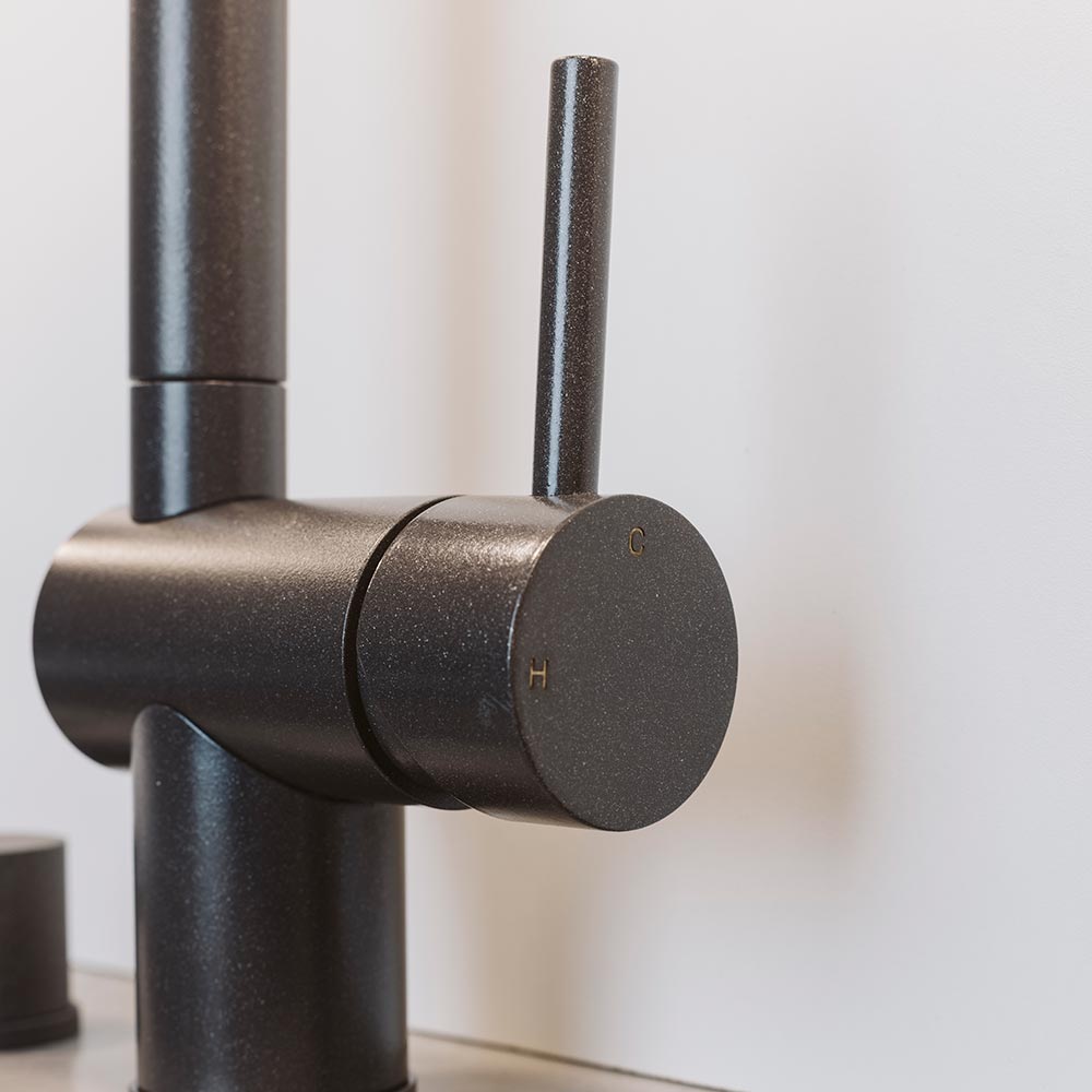 Mitigeur de Cuisine Venedig - Bec Extractible - Silgranit Anthracite