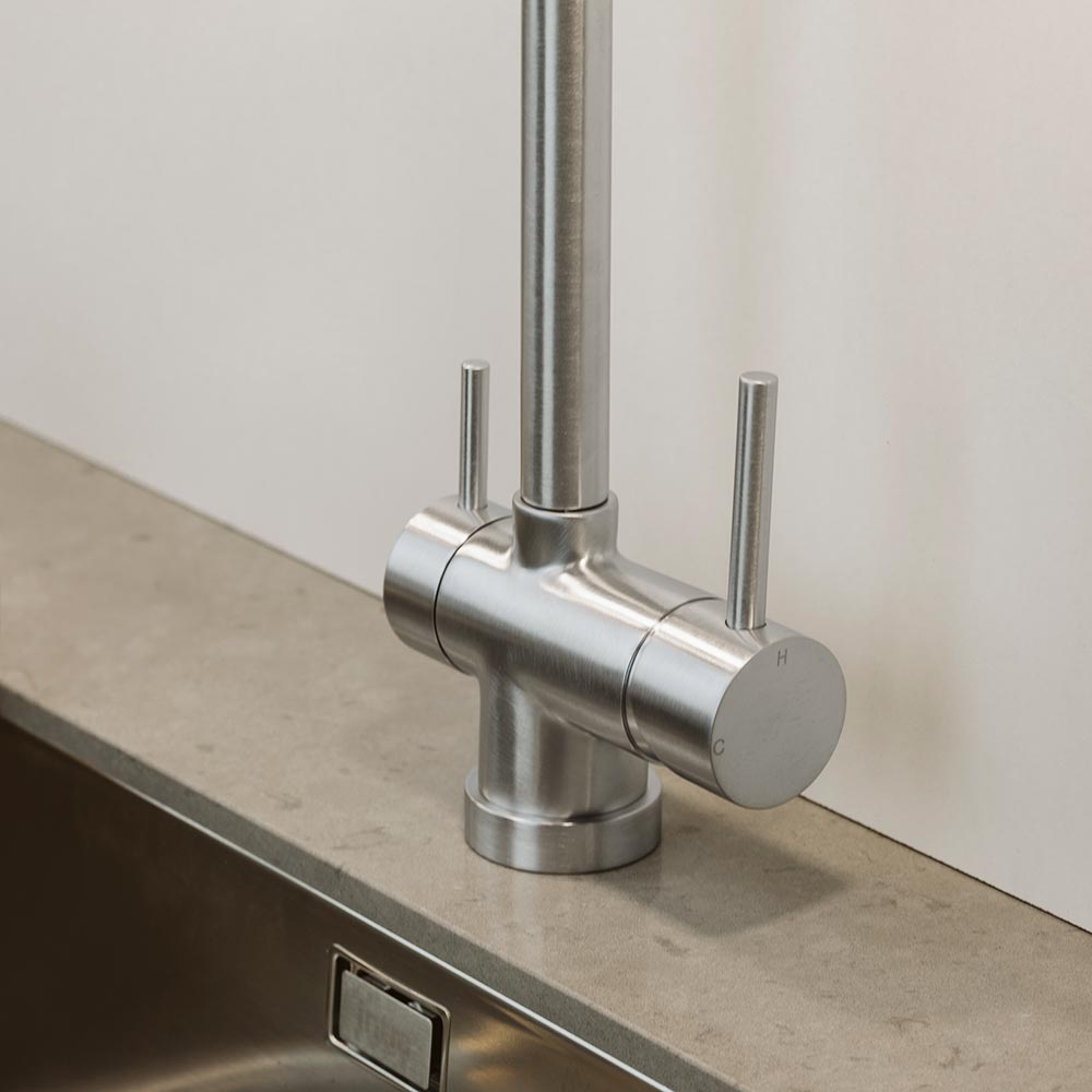 Mitigeur de Cuisine Rom - Acier Inoxydable