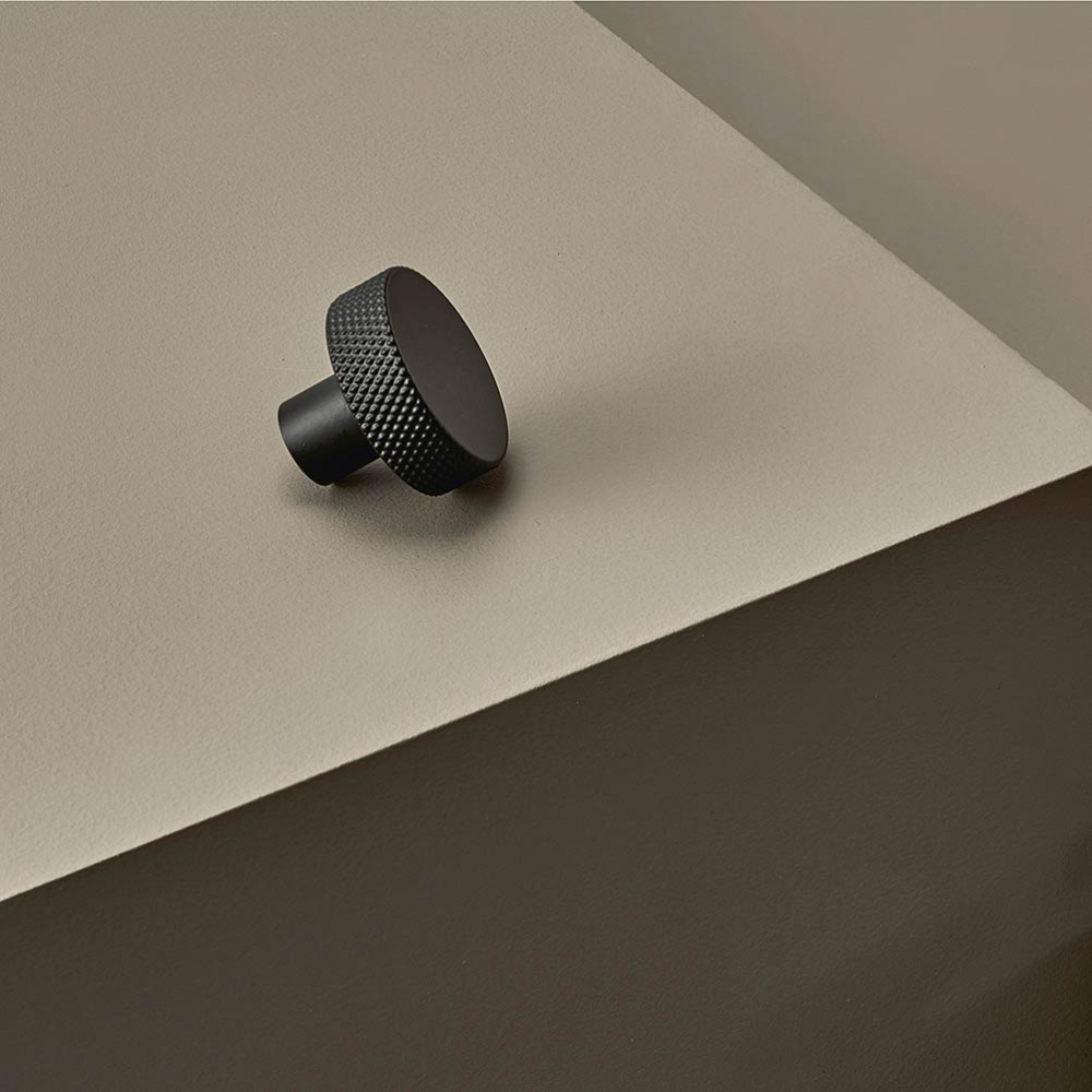 Bouton d'armoire Simon - Noir mat