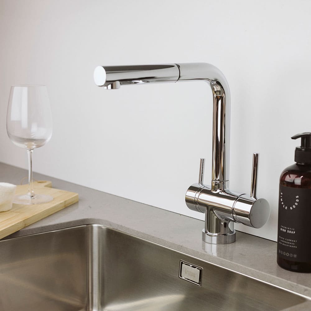 Mitigeur de Cuisine London - Bec Extractible - Chrome