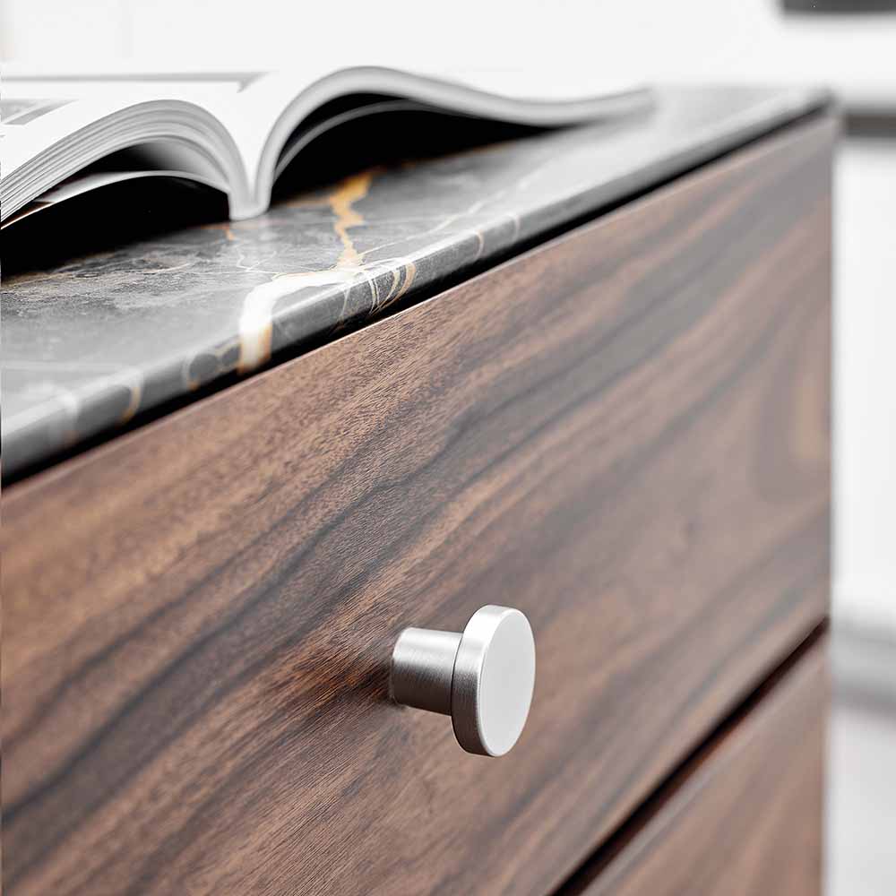 Bouton 2078 - Fini Acier Inoxydable