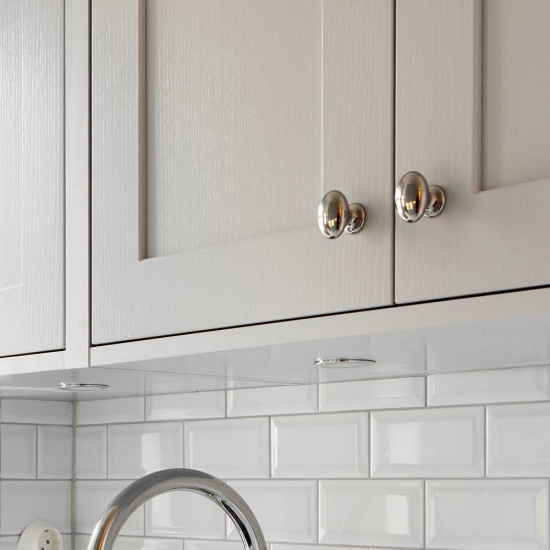 Bouton 401 - Fini Acier Inoxydable