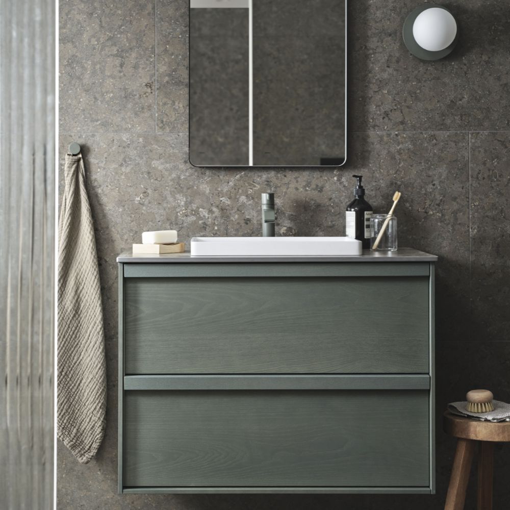 Toniton Circular Bouton - Ash Green