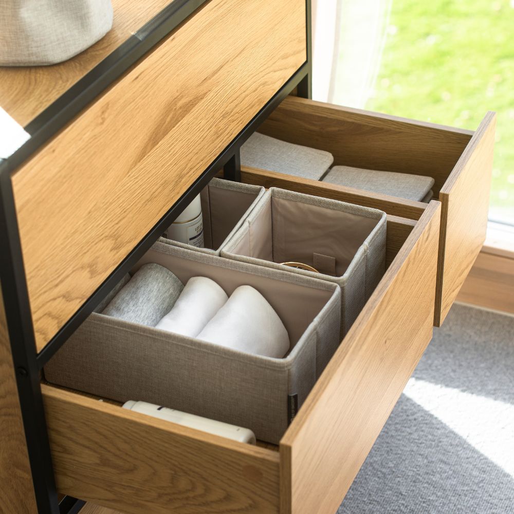 Boîte de rangement 3-set - Beige