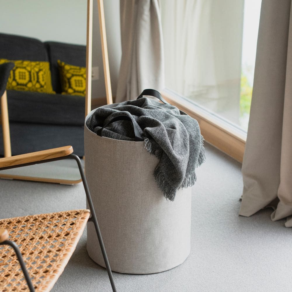 Panier à linge - Beige