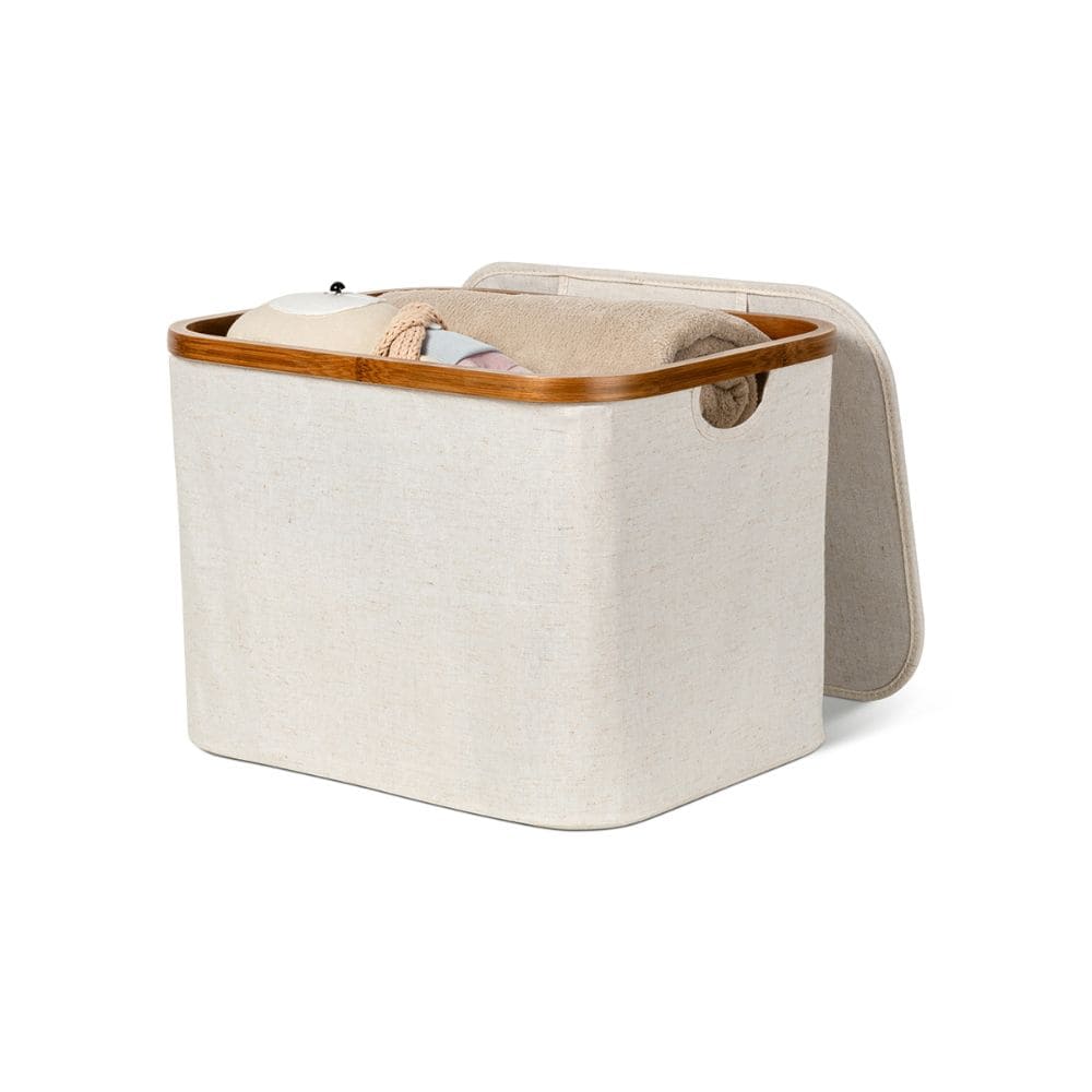 Panier De Rangement Avec Couvercle - Sable