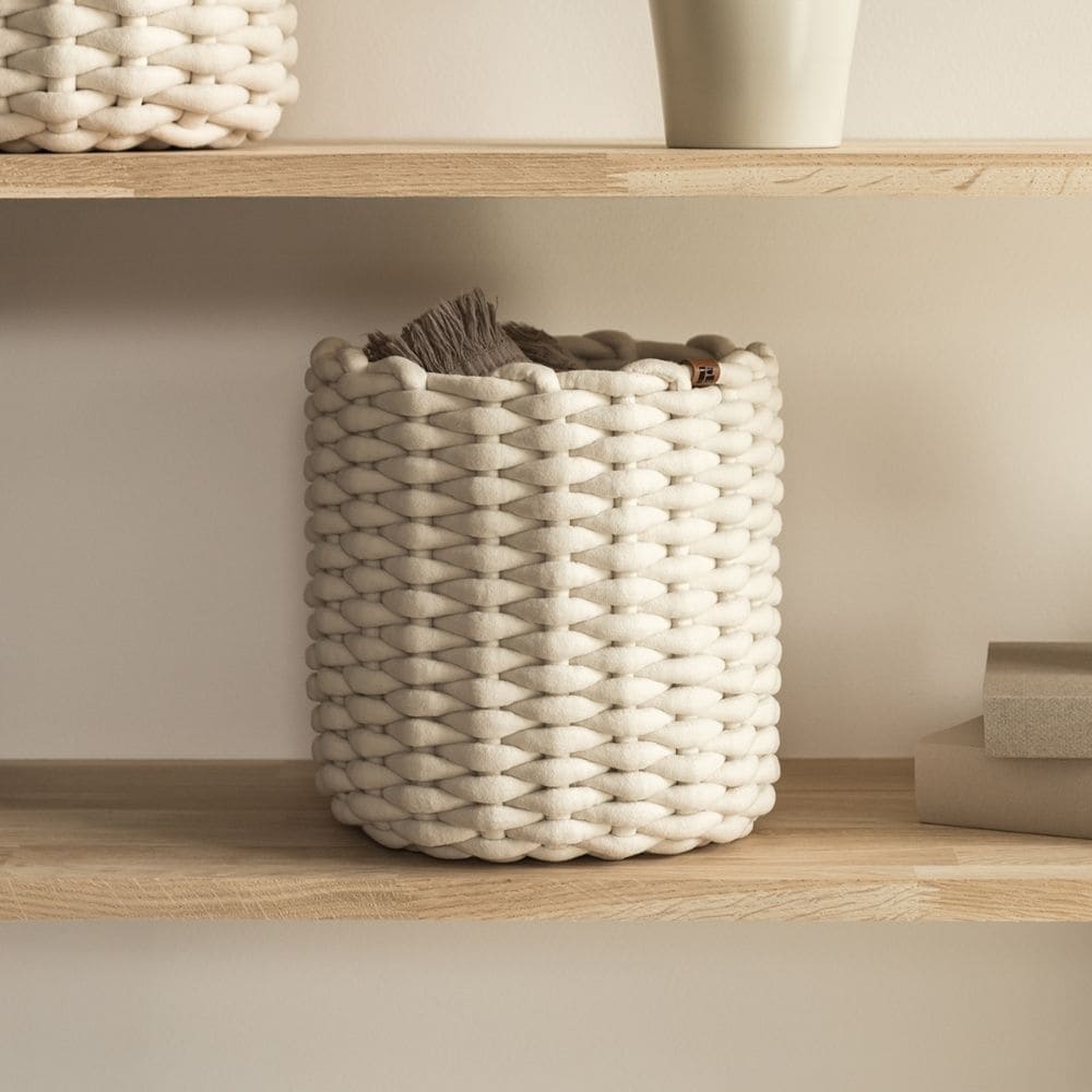 Panier Rond - Off-white