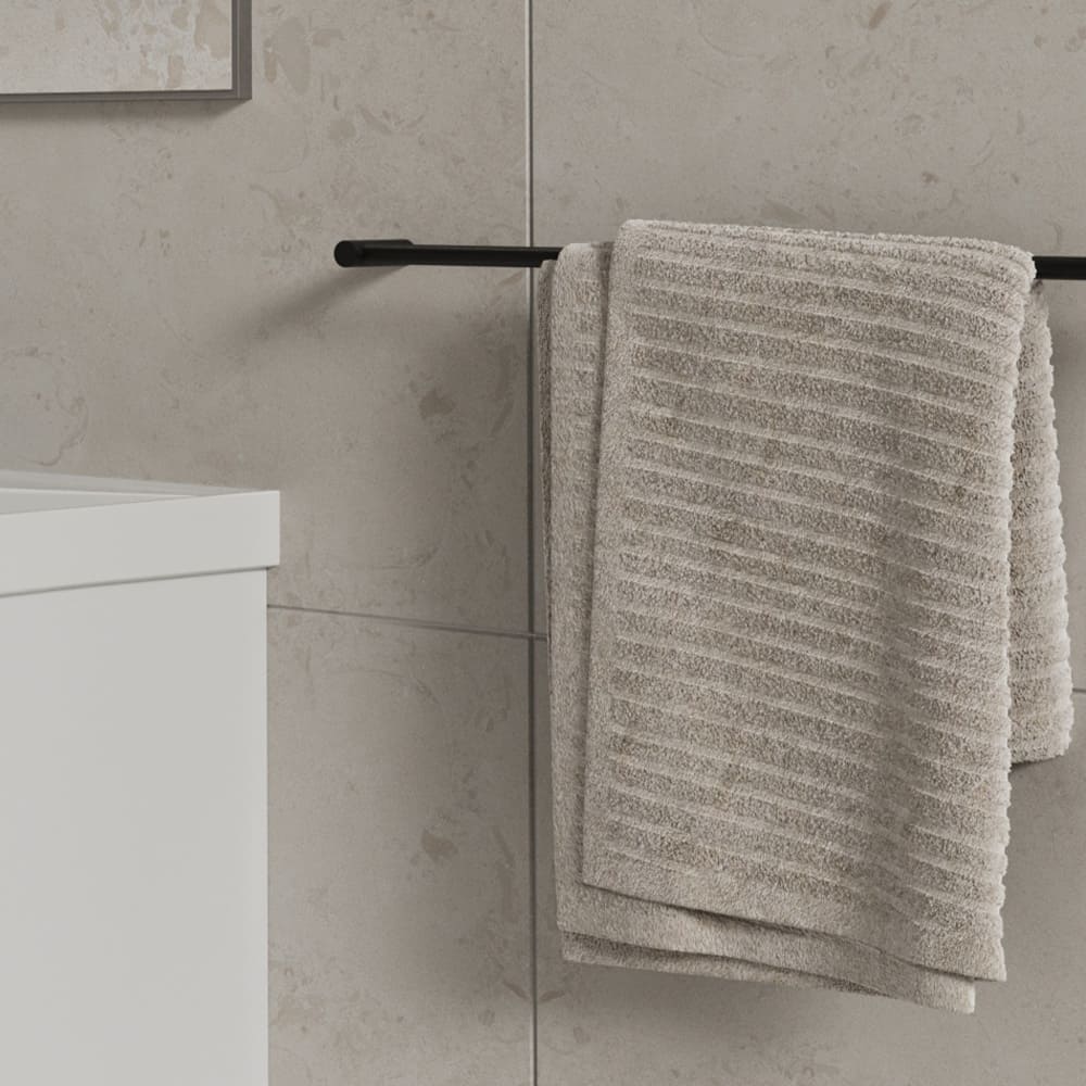 Porte Serviettes Stay - 600mm - Noir Mat