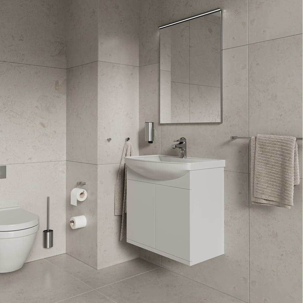Brosse Toilette Stay - Inox Brossé