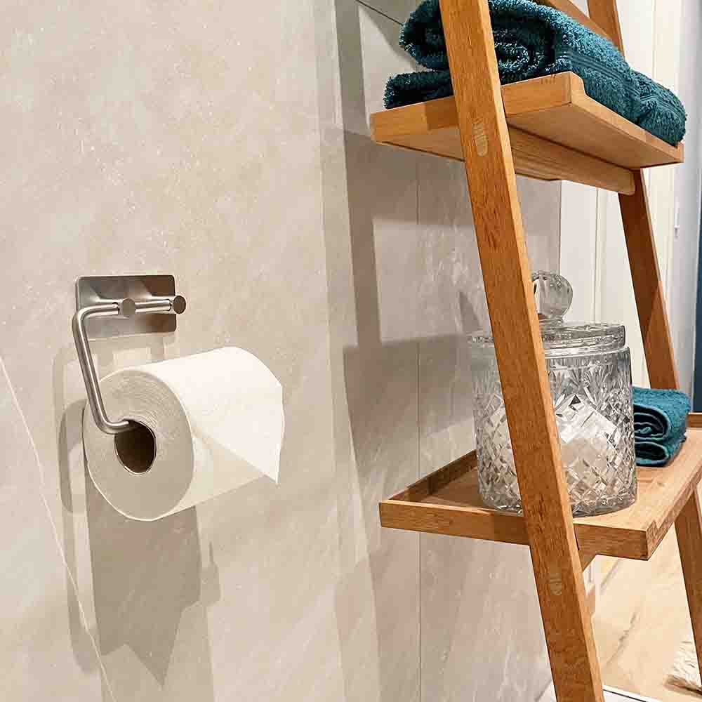 Porte Papier Toilette Base 200 - Acier Inoxydable Brossé