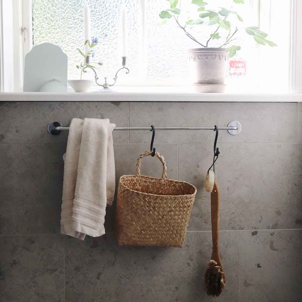 Porte Serviettes Base 100 - Acier Inoxydable Brossé