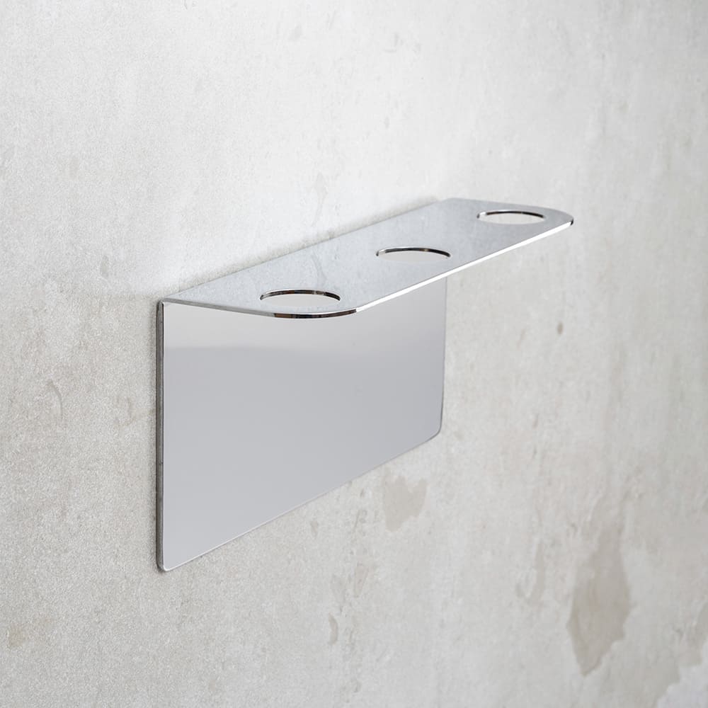 Base Support Pompe Á Savon Douche - Chrome